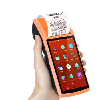 Netum Hot Sale Портативная мини-POS-машина Android со сканером принтера