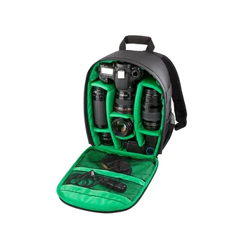 Многофункциональный рюкзак для камеры, водонепроницаемая сумка для наружной камеры для пеших прогулок Sprots-Green