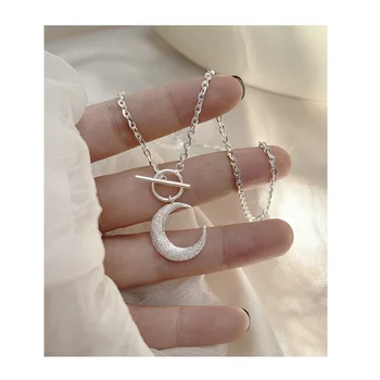  застежка кулон ожерелье женское простое легкое роскошное нишевое ключица цепочка холодный ветер high-end sense