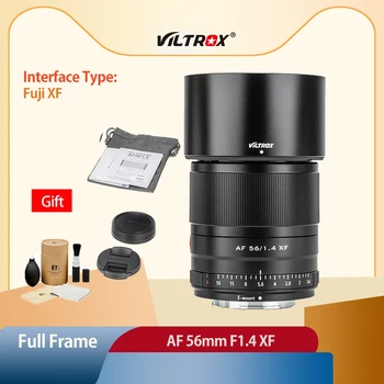 Портретный объектив Viltrox 56mm F1.4 XF с автофокусом и большой диафрагмой для камер Fujifilm с байонетом X-mount X-T30 X-T3 X-PRO3 X-T200 X-E3 X-T2