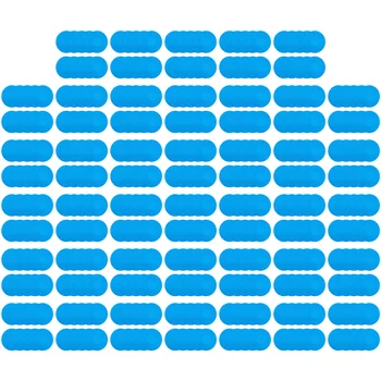 10 шт. Клейкие водонепроницаемые сенсорные патчи для скалолазания на открытом воздухе (синий)