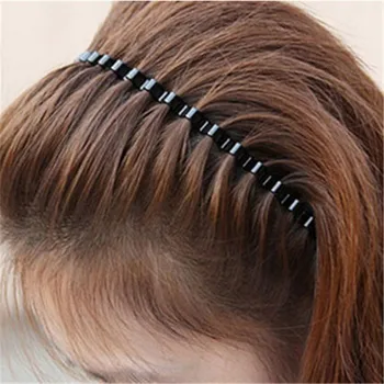 Простой и элегантный Wave Shape Заколка для волос Резинка для волос Женщины И Красивые Мужчины Инструмент для моделирования красоты зажим для волос