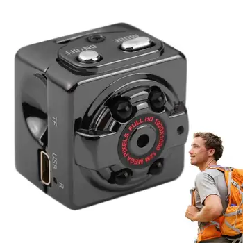 HD Портативная камера Аэрофотосъемка Маленькая экшн-камера ночного видения Черная карманная камера для путешествий Пеший туризм