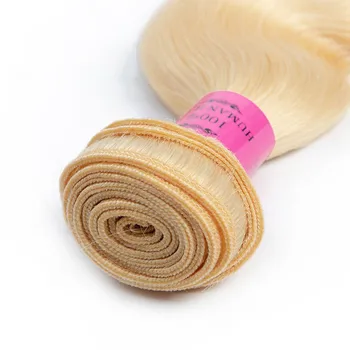 613 Светлые цветные волны для тела Бразильские пучки плетения волос 1/3/4 шт Пучки человеческих волос Remy Наращивание волос