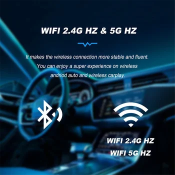Беспроводной адаптер CarPlay-2 в 1 Wireless CarPlay и Android Auto Box для проводных автомобилей CarPlay преобразует проводное в беспроводное