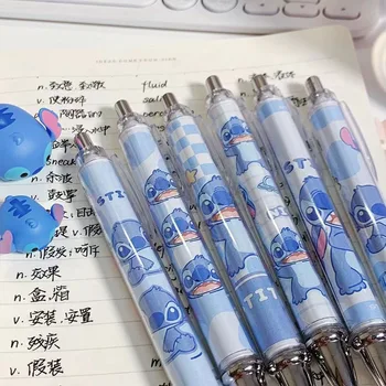  0,5 мм Disney Stitch Гелевая ручка Черный пресс Шариковая ручка Подпись Ручка Офис Школьные письменные принадлежности Канцелярские товары Детский подарок