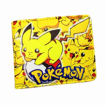  Горячая продажа Pokemon Cartoon Wallet с карманом для монет для мальчиков и девочек