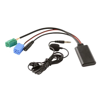 Автомобильный Bluetooth-совместимый модуль Громкая связь Аудио MP3 Музыкальный адаптер Автомобильный Bluetooth-совместимый кабель-адаптер для Renault Clio Espace