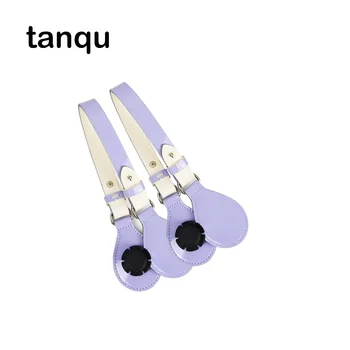tanqu Короткая длинная лакированная плоская полиуретановая сменная комбинация конца ремня для сумки Obag Pocket Moon Swing Chic