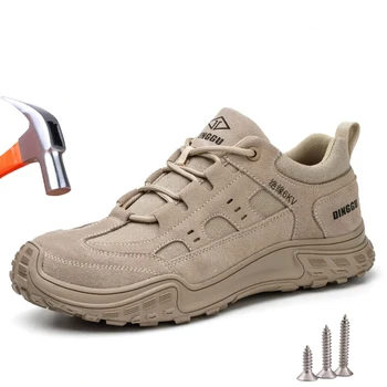 Изоляция 6 кВ Мужская рабочая защитная обувь Женские рабочие кроссовки Несокрушимые мужские защитные ботинки с защитой от проколов
