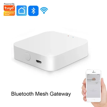 Концентратор шлюза Bluetooth Tuya Поддержка моста умного дома Fingerbot и устройство Tuya Bluetooth Работа с дистанционным управлением приложением Smart Life