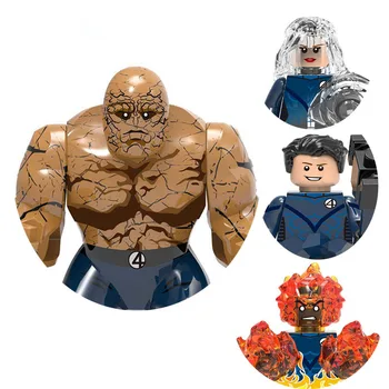 Супергерои: Фантастическая четверка Мистер Мистер. Фантастическая модель фигурные блоки строительные кирпичи строительные игрушки для детей
