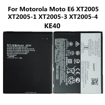1 x 3000 мАч KE40 Телефонный Аккумулятор Для Motorola Moto E6 XT2005 XT2005-1/3/4 Высококачественные литиевые аккумуляторные батареи для смартфонов