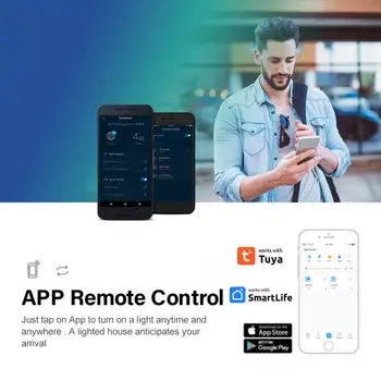 беспроводной коммутатор, модуль Wi-Fi, приложение, пульт дистанционного управления, умный дом, реле 4 группы, работа с Alexa Home